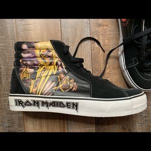 Iron Maiden + Vans SK8-Hi KILLERS, Rare, Size 13